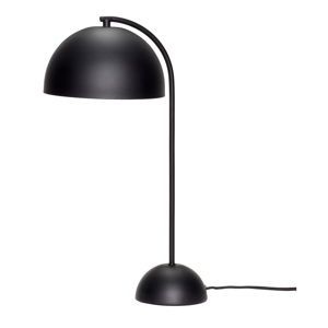 Černá kovová stolní lampa Hübsch Puro