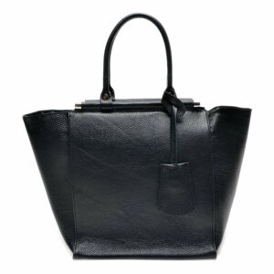 Černá kožená kabelka Mangotti Bags