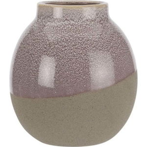 Kameninová váza A Simple Mess Skraa Cognac, ⌀ 18 cm