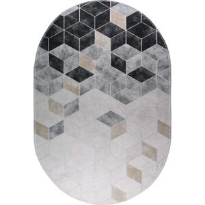 Bílo-šedý pratelný koberec 160x230 cm – Vitaus
