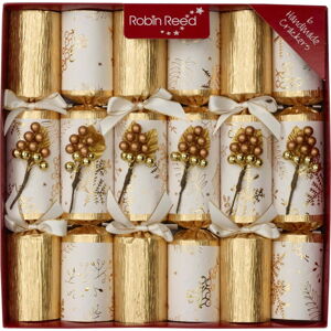 Vánoční crackery v sadě 6 ks Christmas Carol - Robin Reed