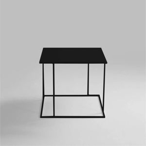 Černý odkládací stolek Custom Form Walt, 50 x 50 cm