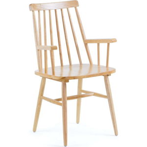Přírodní jídelní židle ze dřeva kaučukovníku Kave Home Kristie