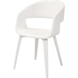 Bílá jídelní židle Interstil Nova