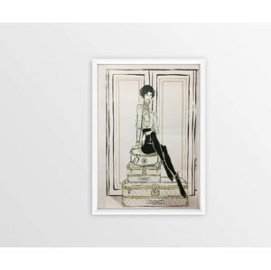 Plakát 20x30 cm Chanel Suitcases - Piacenza Art