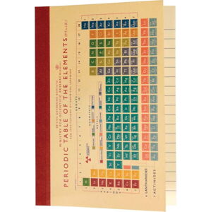 Zápisník Rex London Periodic Table, A6