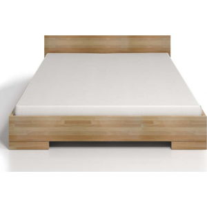 Dvoulůžková postel z bukového dřeva s úložným prostorem SKANDICA Spectrum Maxi, 200 x 200 cm