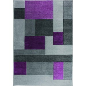 Šedo-fialový koberec Flair Rugs Cosmos, 80 x 150 cm
