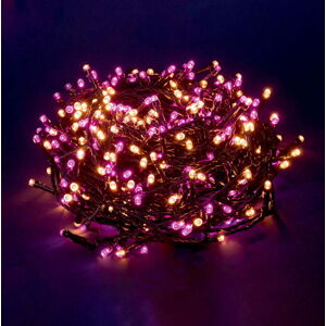 Růžovo-béžový světelný LED řetěz Unimasa, 1 000 světýlek