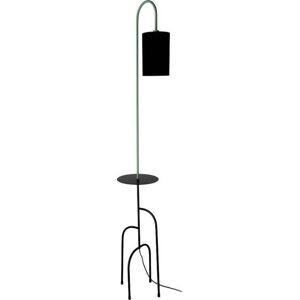 Zeleno-černá stojací lampa (výška 175 cm) Ravello – Candellux Lighting