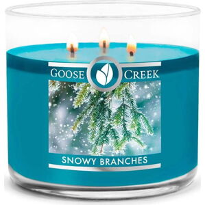 Vonná svíčka Goose Creek Snowy Branches, doba hoření 35 h