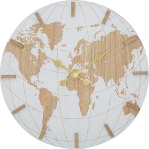 Nástěnné hodiny Mauro Ferretti White World, ⌀ 39 cm