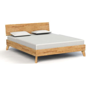Dvoulůžková postel z dubového dřeva 200x200 cm Greg 1 - The Beds