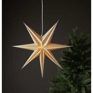 Béžová vánoční světelná dekorace ø 60 cm Point - Star Trading