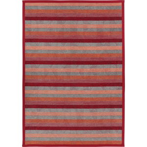 Červený oboustranný koberec Narma Treski Red, 80 x 250 cm