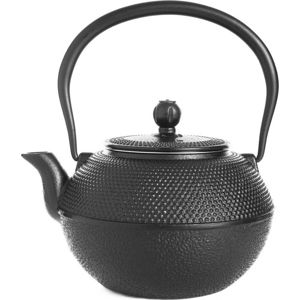 Černá litinová čajová konvice Tasev Linden, 1,2 l