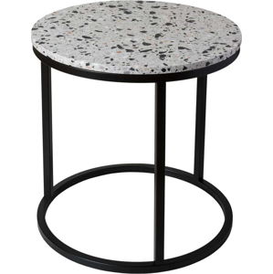 Konferenční stolek s kamennou deskou RGE Cosmos, ø 50 cm