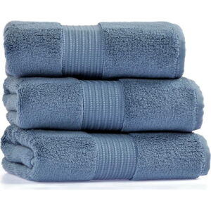 Modrý bavlněný ručník Foutastic Chicago, 50 x 90 cm