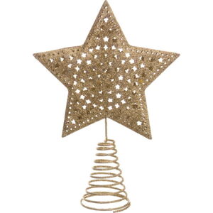 Hvězda na vánoční strom ve zlaté barvě Unimasa Terminal ø 12 cm