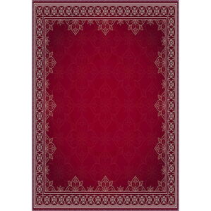 Červený koberec Vitaus Emma, 160 x 230 cm