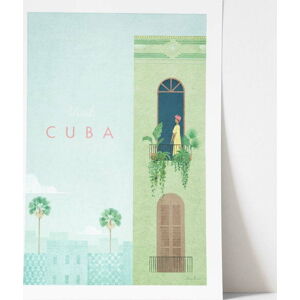 Plakát Travelposter Cuba, 30 x 40 cm