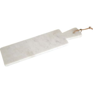 Bílé prkénko z mramoru Premier Housewares, 48 x 15 cm