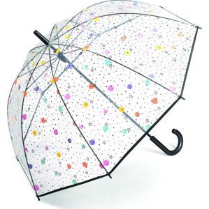 Dámský transparentní holový deštník Ambiance Dots And Stars, ⌀ 95 cm
