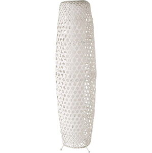 Krémová stojací lampa s bambusovým stínidlem (výška 88 cm) – Casa Selección