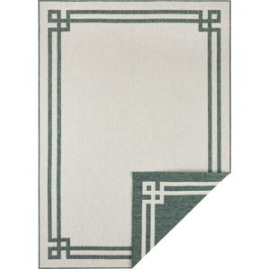 Zeleno-krémový venkovní koberec NORTHRUGS Manito, 120 x 170 cm