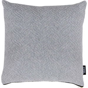 Světle šedý polštářek s příměsí bavlny House Nordic Ferrel, 45 x 45 cm
