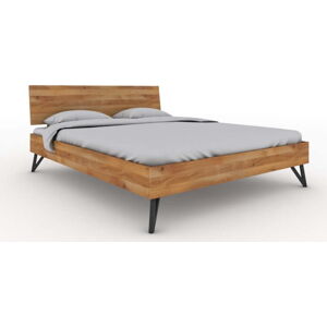 Dvoulůžková postel z dubového dřeva 180x200 cm Golo 2 - The Beds