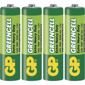 Zinkové baterie AA 4 ks GREENCELL – EMOS