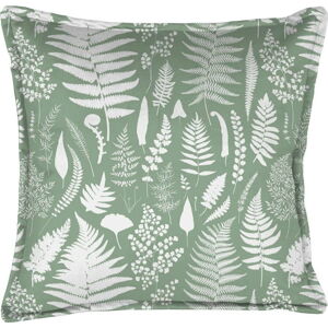 Zelený dekorativní polštář Velvet Atelier Fern, 45 x 45 cm