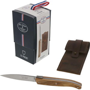 Kapesní nůž s dřevěnou rukojetí Jean Dubost Le Poche
