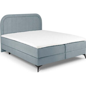 Světle modrá boxspring postel s úložným prostorem 180x200 cm Eclipse – Cosmopolitan Design