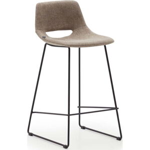 Světle hnědé barové židle v sadě 2 ks (výška sedáku 65 cm) Zahara – Kave Home