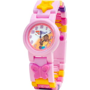 Růžové náramkové hodinky se skládacím řemínkem LEGO® Andrea