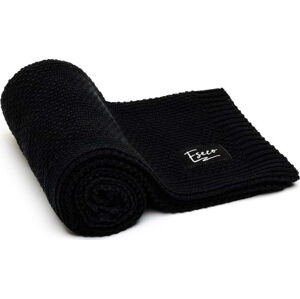 Černá dětská pletená deka ESECO Spring, 80 x 100 cm