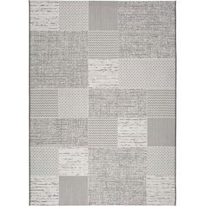 Šedobéžový venkovní koberec Universal Weave Mujro, 130 x 190 cm
