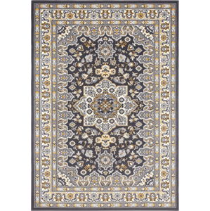 Tmavě šedý koberec Nouristan Parun Tabriz, 80 x 150 cm