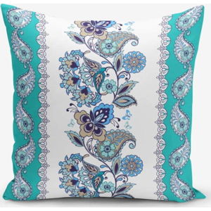 Povlak na polštář s příměsí bavlny Minimalist Cushion Covers Blue Cami Cinisi, 45 x 45 cm
