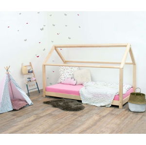 Přírodní dětská postel bez bočnic ze smrkového dřeva Benlemi Tery, 80 x 180 cm