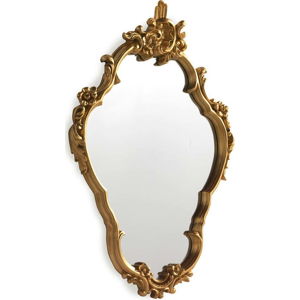 Nástěnné zrcadlo ve zlaté barvě Geese Baroque, 58 x 80 cm