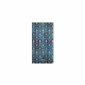 Týdenní diář na rok 2022 Paperblanks Blue Velvet, 9,5 x 18 cm