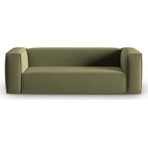 Zelená sametová pohovka 200 cm Mackay – Cosmopolitan Design