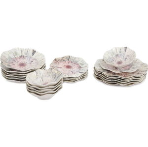24dílná sada porcelánového nádobí Güral Porselen Blossom