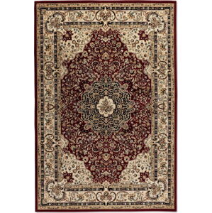 Vínovo-béžový koberec 200x280 cm Herat – Nouristan
