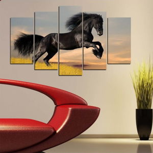 Vícedílný obraz Insigne Horse Shape, 102 x 60 cm