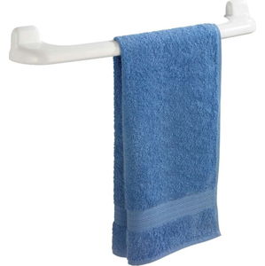 Bílý nástěnný držák na ručníky Wenko Pure