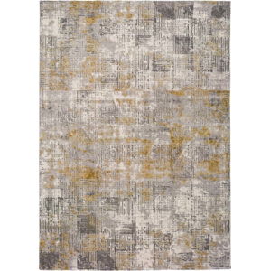 Šedý koberec Universal Kerati Mustard, 80 x 150 cm